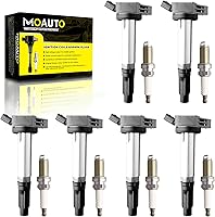 Vista 15 de Juego de 4 bobinas de encendido UF816 27300-2E601 y 4 bujías de iridio compatibles con Hyundai Elantra Kona Sonata Veloster Kia Forte Optima