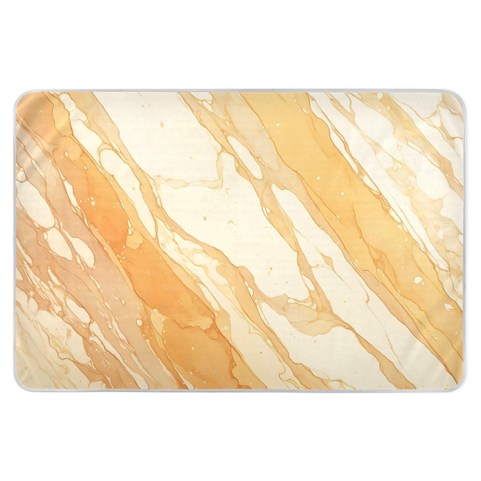 CEBUGI 34” x 52”Washable Underpads Heavy Absorbency Waterproof Incontinence Bed Pads Marble Striped Pee Pads for Adults Kids and Baby