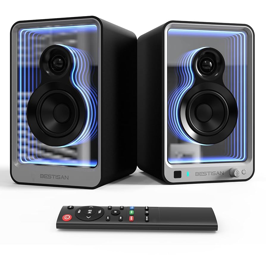 Amazon.com: BESTISAN SR15 Bluetooth Bookshelf Speakers