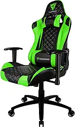 Cadeira Gamer Profissional TGC12 Preta/Verde ThunderX3.