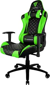 Cadeira Gamer Profissional TGC12 Preta/Verde ThunderX3.