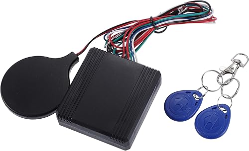 X AUTOHAUX 1 Unidades de la tarjeta de identificación de la motocicleta Inductivo Invisible Lock Smart Alarm Anti-Theft Seguridad Car Alarm Car