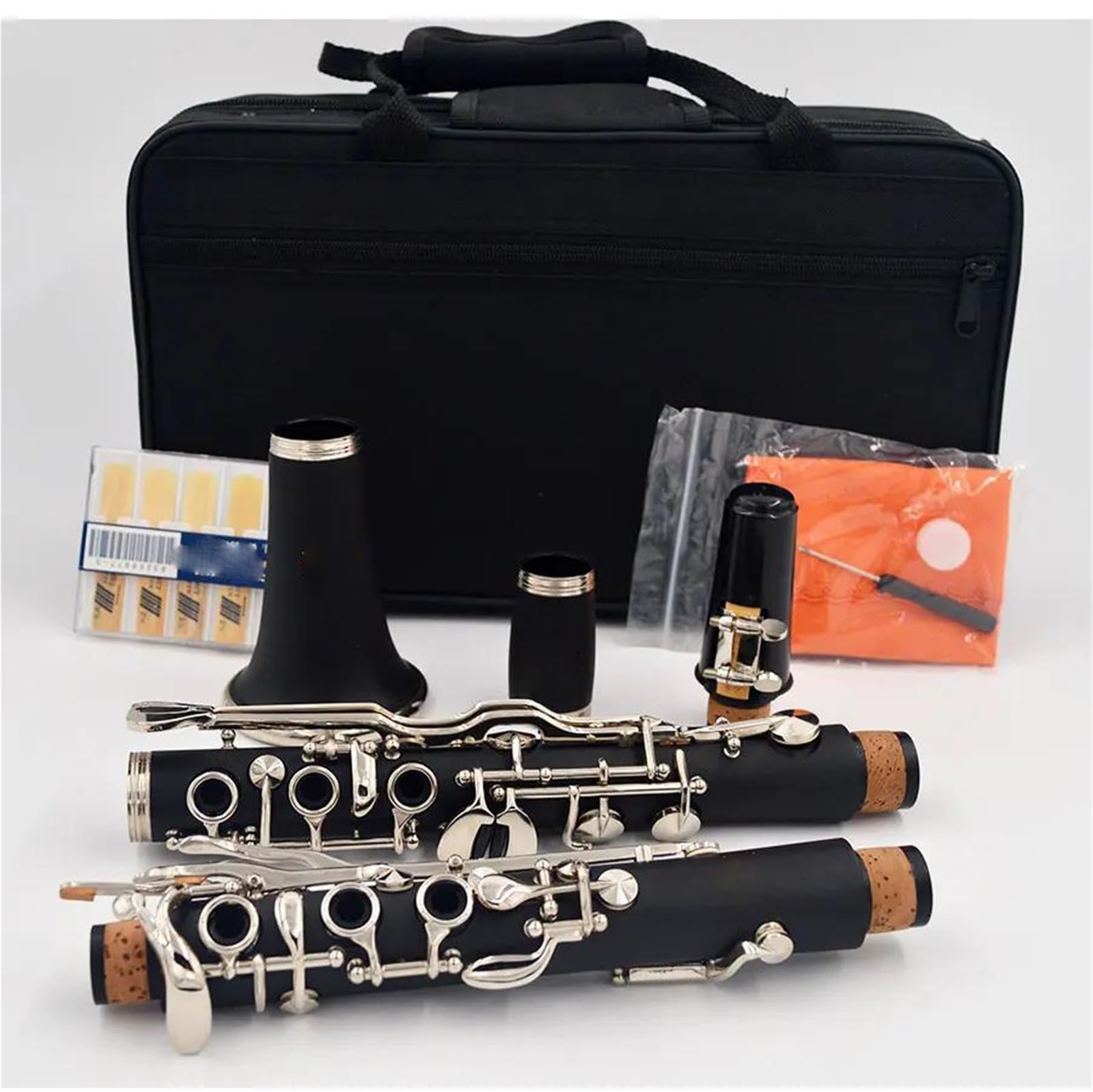 Clarinete Si Bemol Fabricado En Bakerwood 20/14 Teclas Clarinete