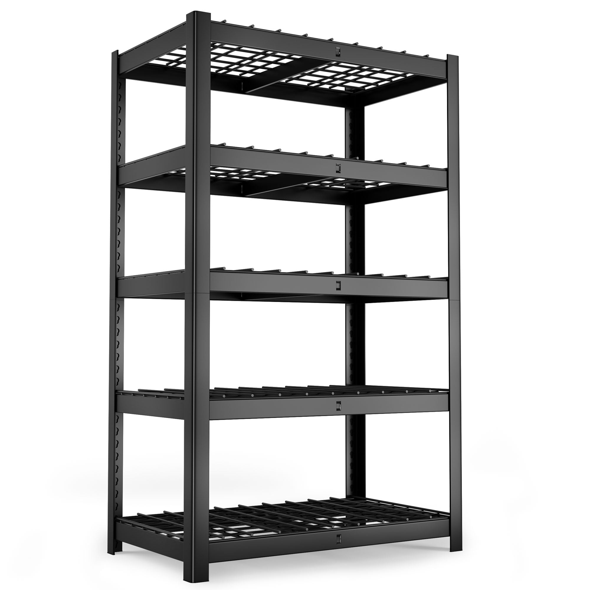 HOKEEPER スチールラック 5段 耐荷重1350kg 幅90×奥行40×高 Amazon｜HOKEEPER スチールラック 5段 耐荷重1350kg 幅90×奥行40×高さ