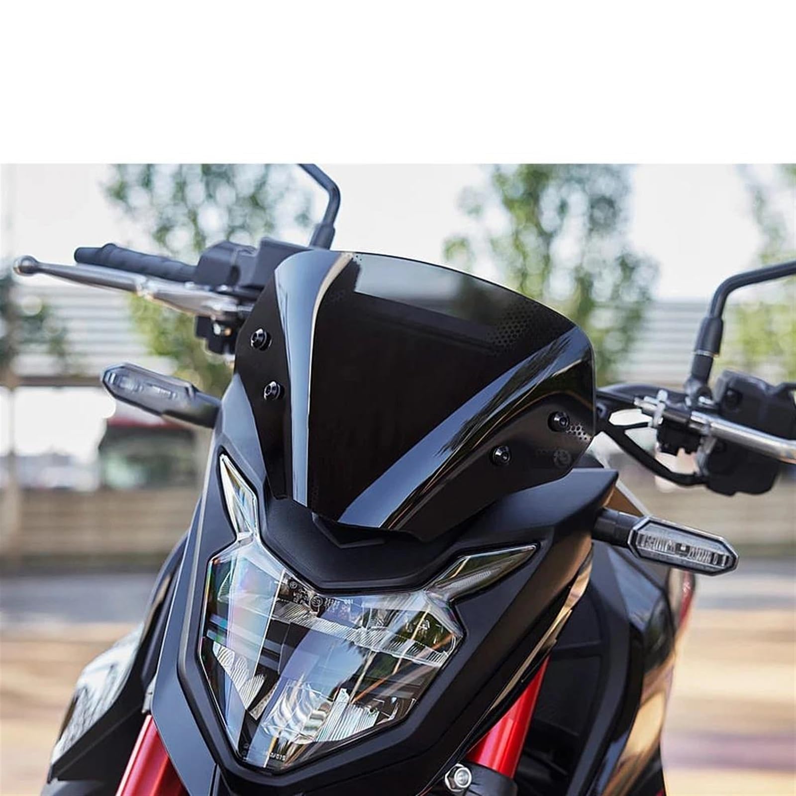 Windschild Verstellbar Anklipsen Motorrad Windschutz Windabweiser