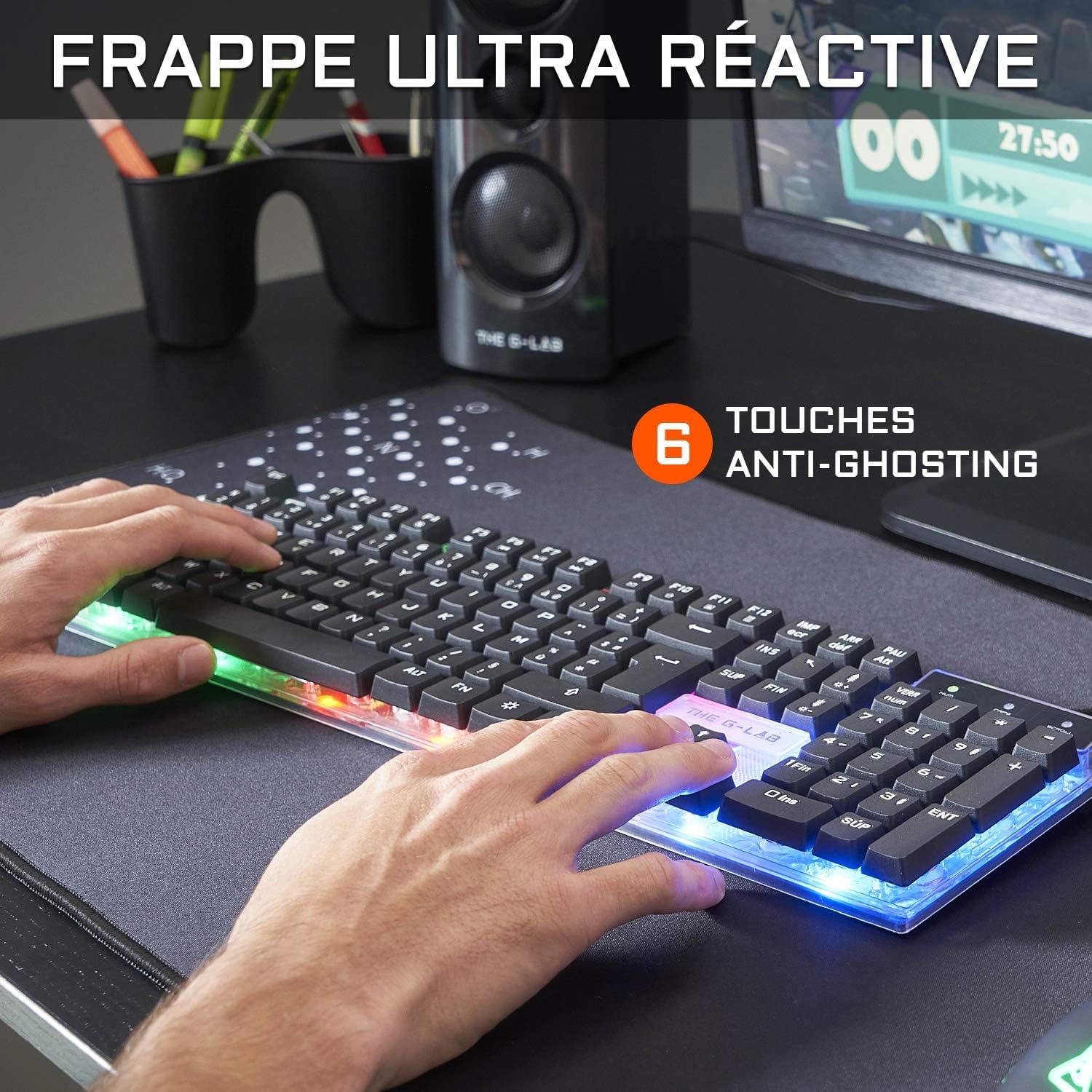 Keyboard G-Lab YTTRIUM Black - Misto Teclado e Mouse Online - Dettaglio