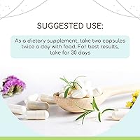 Vista 2 de HerbEra Hibiscus USDA Organic 120 Cápsulas Suplemento de hierbas naturales Cápsulas vegetarianas orgánicas certificadas e hibisco orgánico