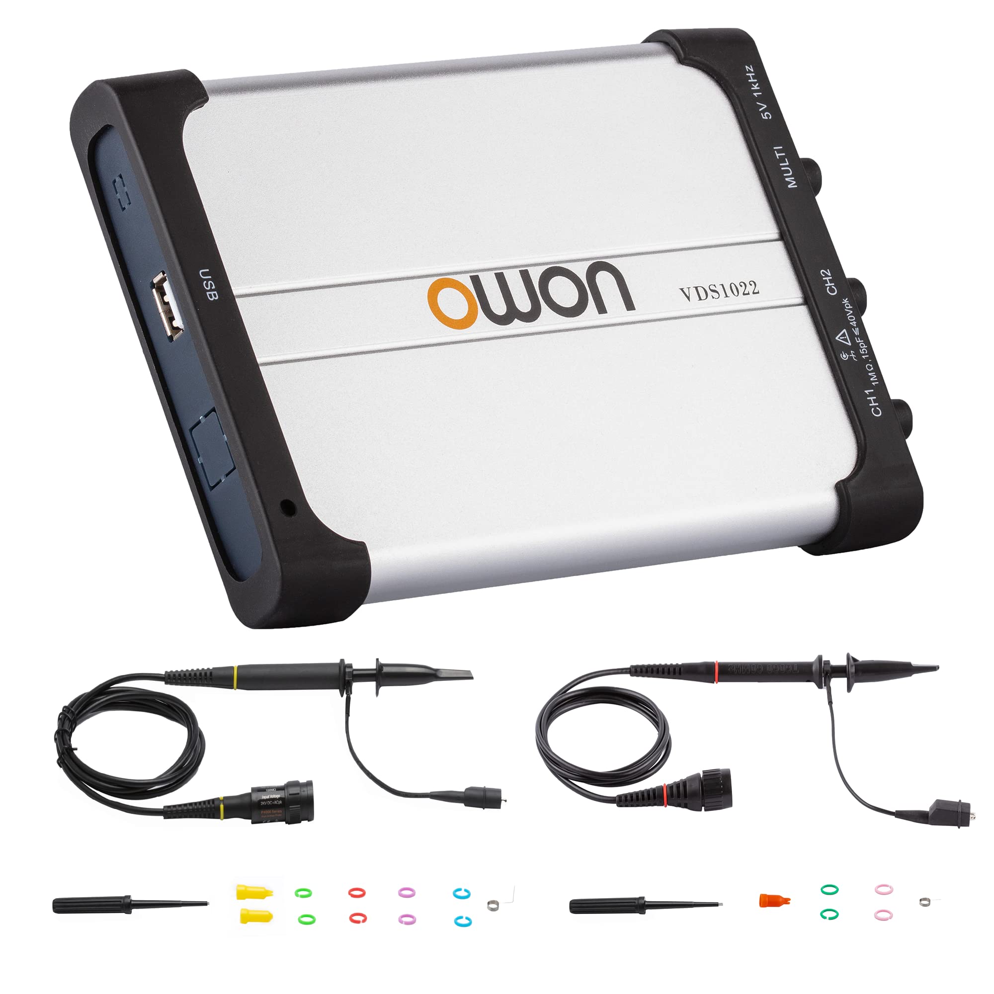 OWON VDS1022 Dual-Channel Oscilloscope PC Based USB Digital Storage Virtual Oscilloscope 25MHz Bandw