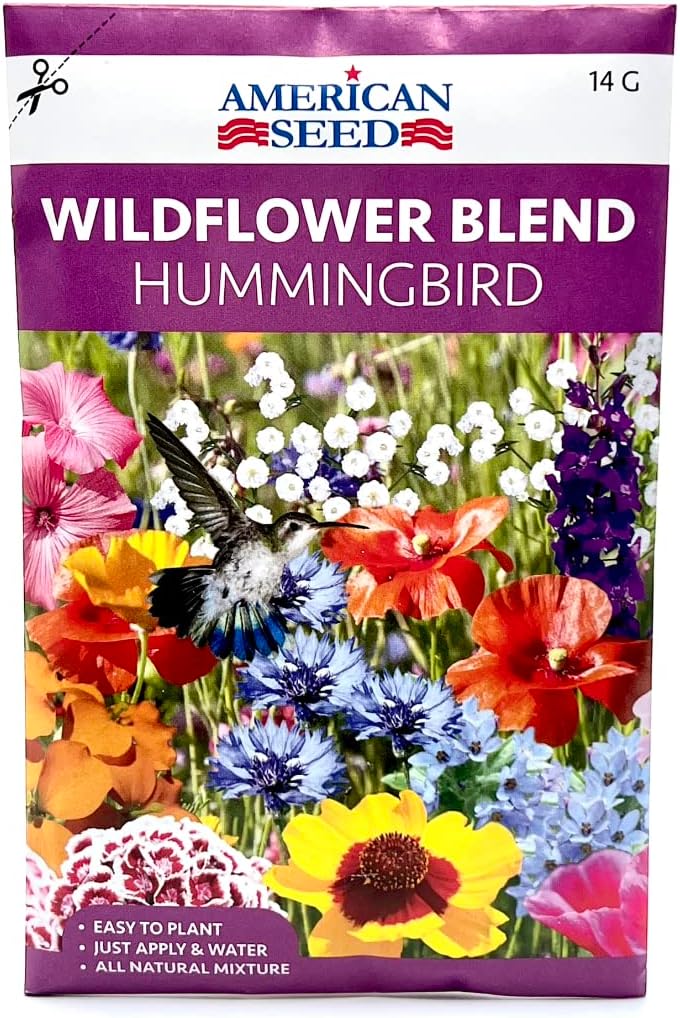 American Seed Wildflower Blend Hummingbird, 100 Square