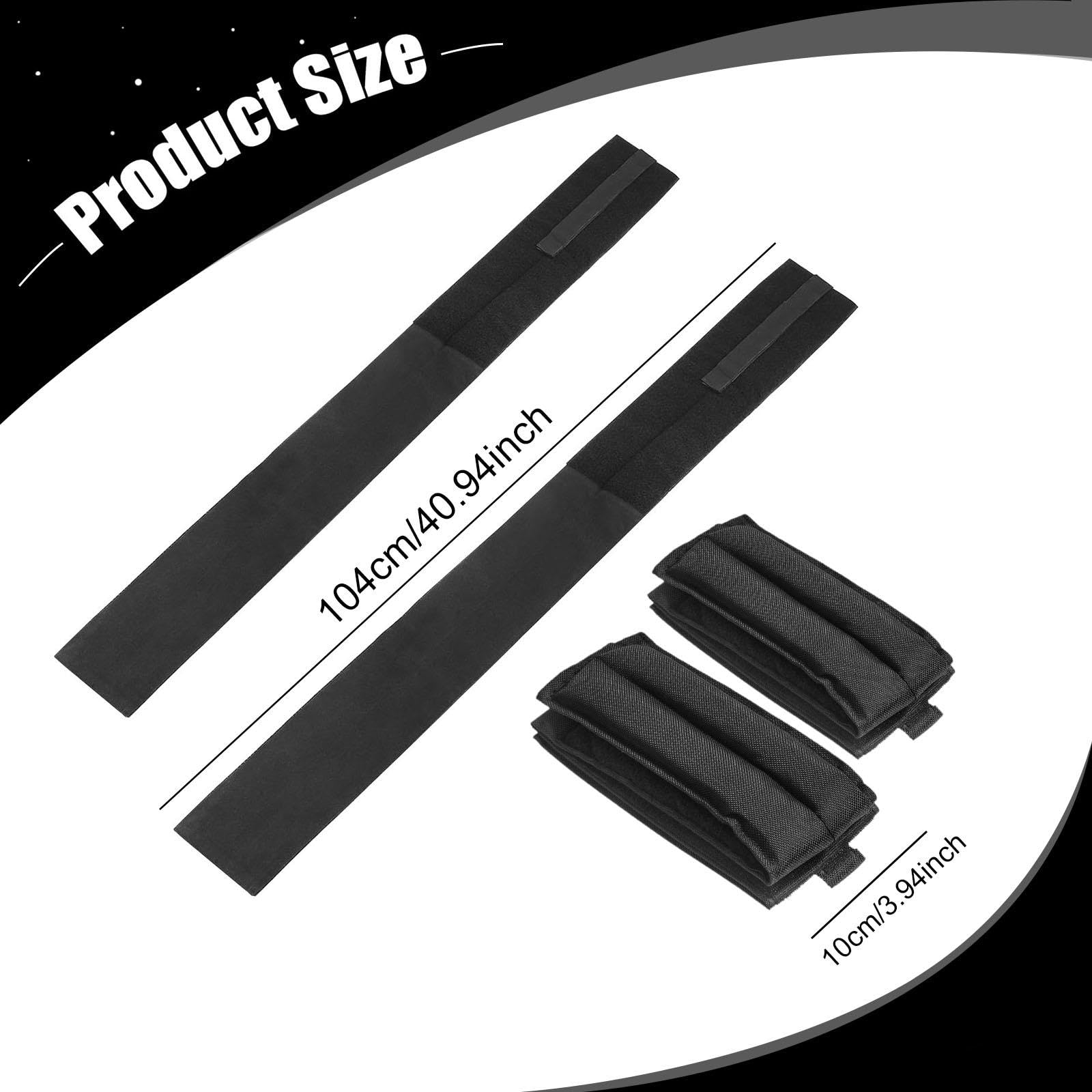 perfk Sangles spéciales pour échasses de plaquiste, pièce de rechange pour support de jambes, sangles rembourrées confortables et larges pour échasses de