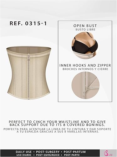 Miniatura 2 de Salome Cincher de cintura con cremallera 0315-1