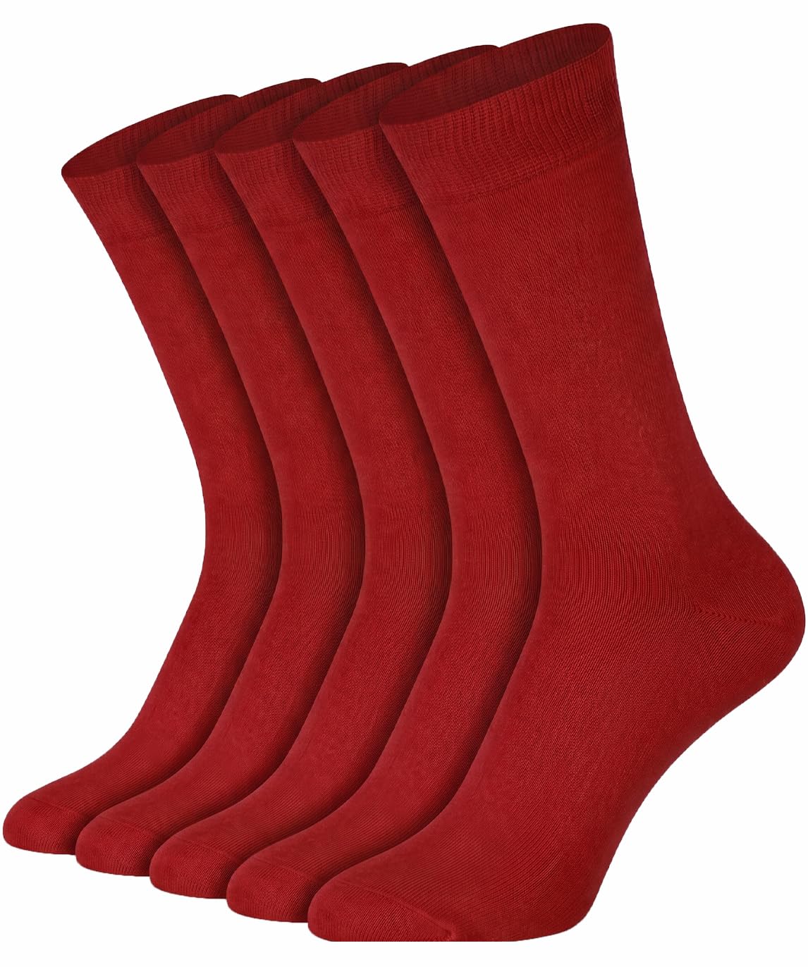 Mysocks Unisex Extra Fine Combed Cotton Crew Socks |5 Pairs Set | Seamless Toe | Make Your Steps Enjoyable