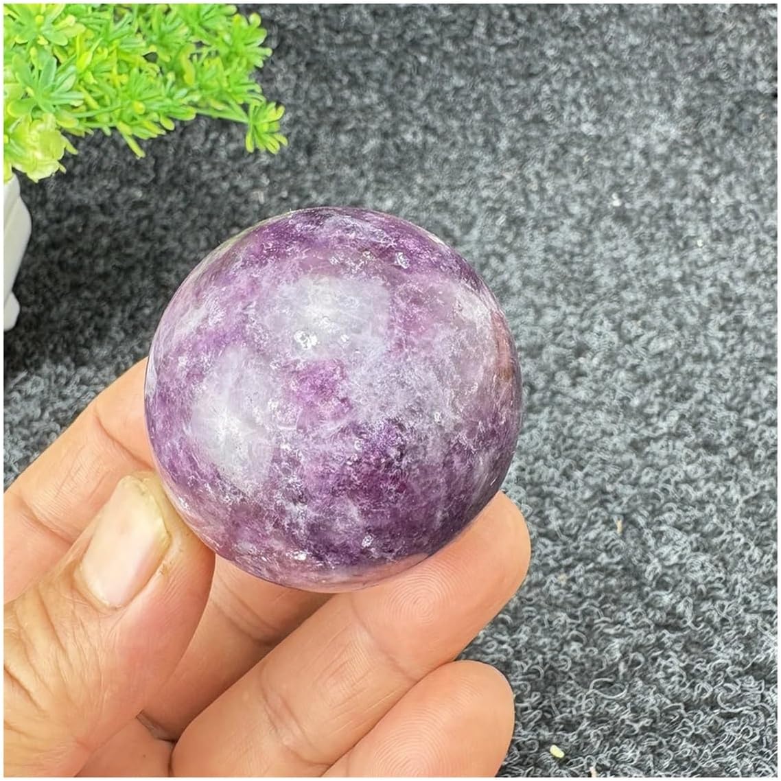 Crystal Stone Home Decor 1pcs Natural Purple Crystal Ball Home Decor