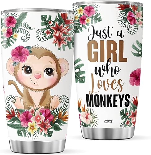 CUBICER Taza de café con tapa regalos de 20 onzas para mujeres niños adultos niños niños con aislamiento divertido vaso de acero inoxidable vaso de
