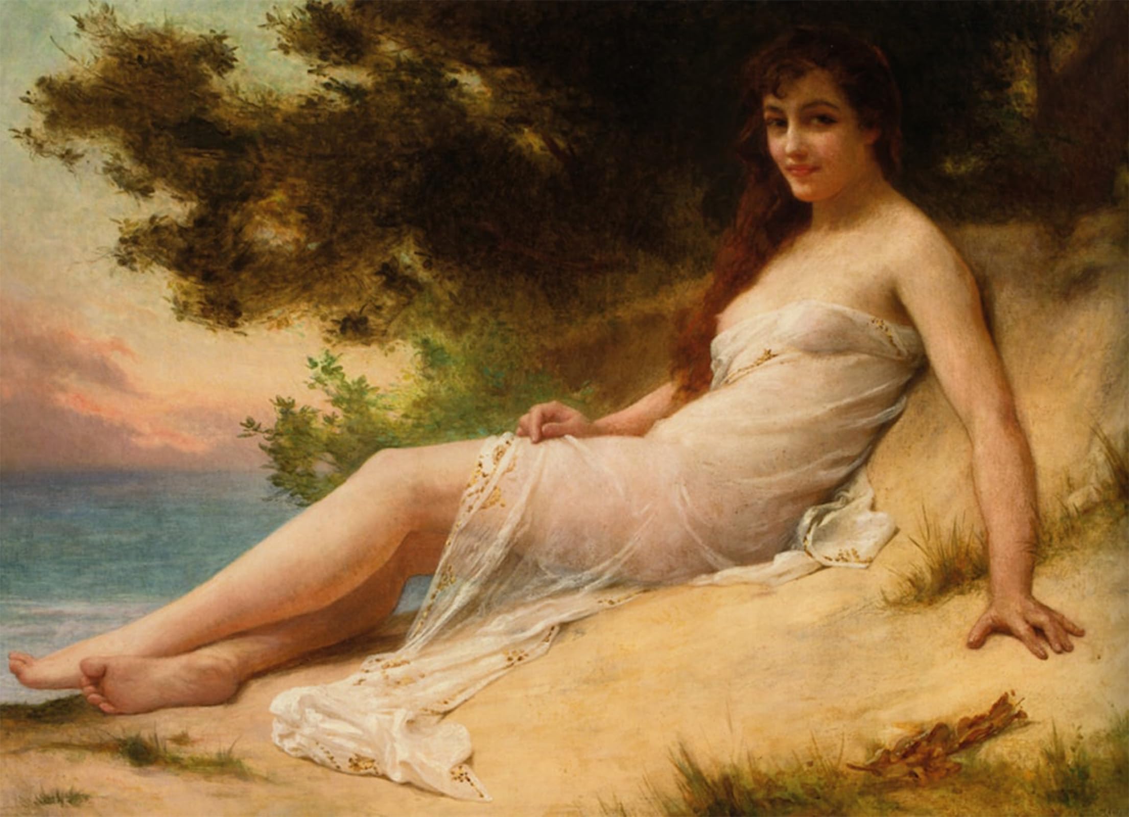 SERENDIPITP Vintage Wall Art Canvas Nordic Poster Canvas Print Picture Solitude by Guillaume Seignac Wall Art Poster for Home Decor 60x90cm