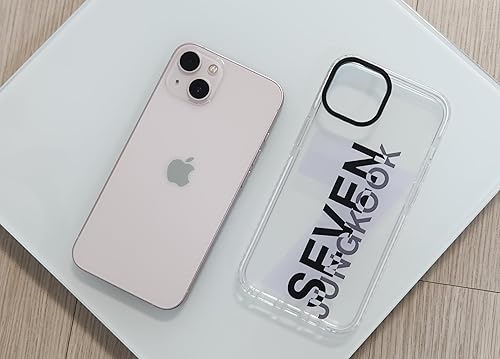 Miniatura 2 de Jungkook - Funda para teléfono JK Seven compatible con iPhone, funda transparente, mercancía B-TS Merch Kpop Goods K-pop Bangtan Boys Army (iPhone