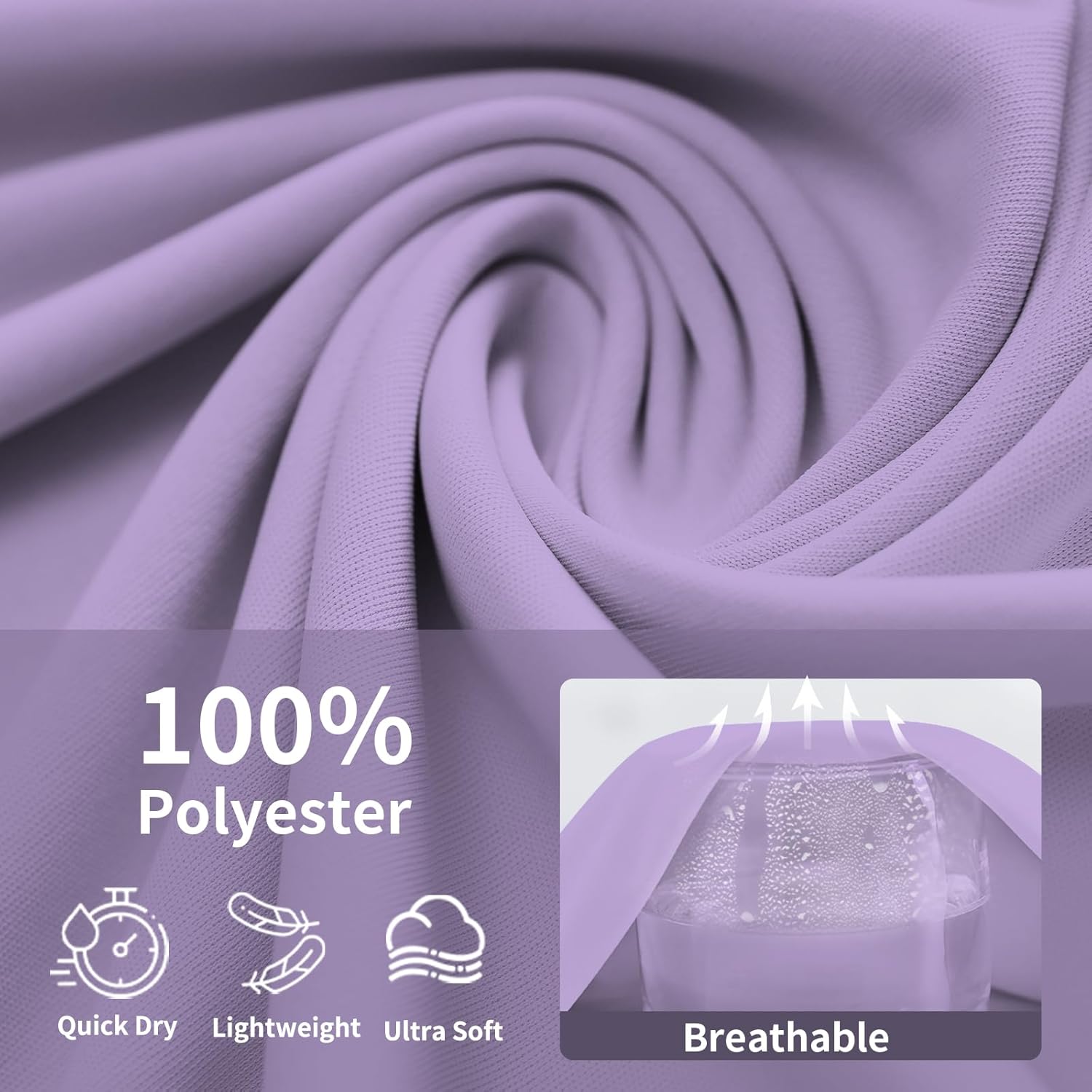 Women's Short Sleeve Workout Tops Athletic Shirts UV Protection Sun Shirts UPF 50+ Quick Dry Lightweight - Image 5