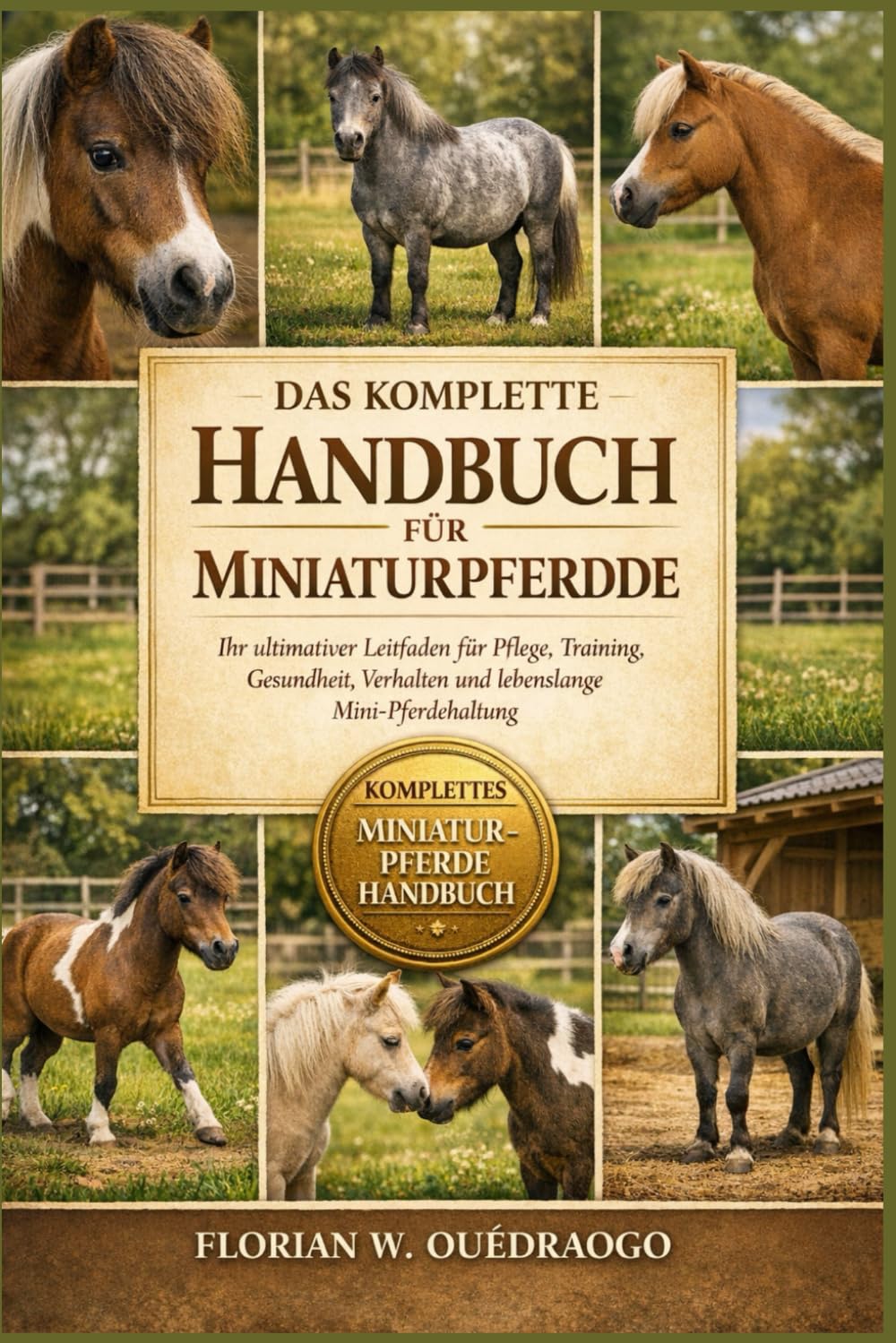 DAS KOMPLETTE HANDBUCH FÜR MINIATURPFERDE: Ihr ultimativer Leitfaden für Pflege, Training, Gesundheit, Verhalten und lebenslange Mini-Pferdehaltung