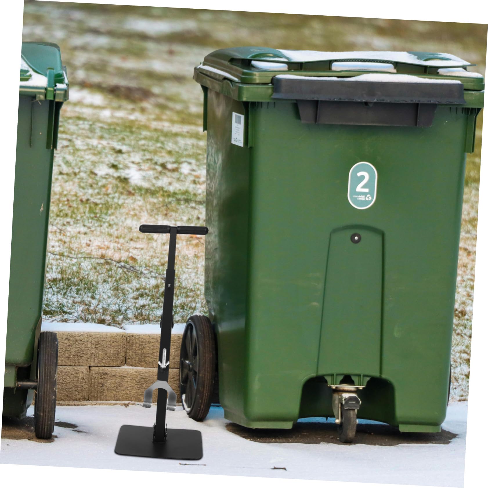TOPBATHY Broyeur de Déchets Noir en Métal pour Restaurants Rapides, Design Compact Stockage Optimisé, Presse-poubelle Solide Réduire le Volume des Déchets
