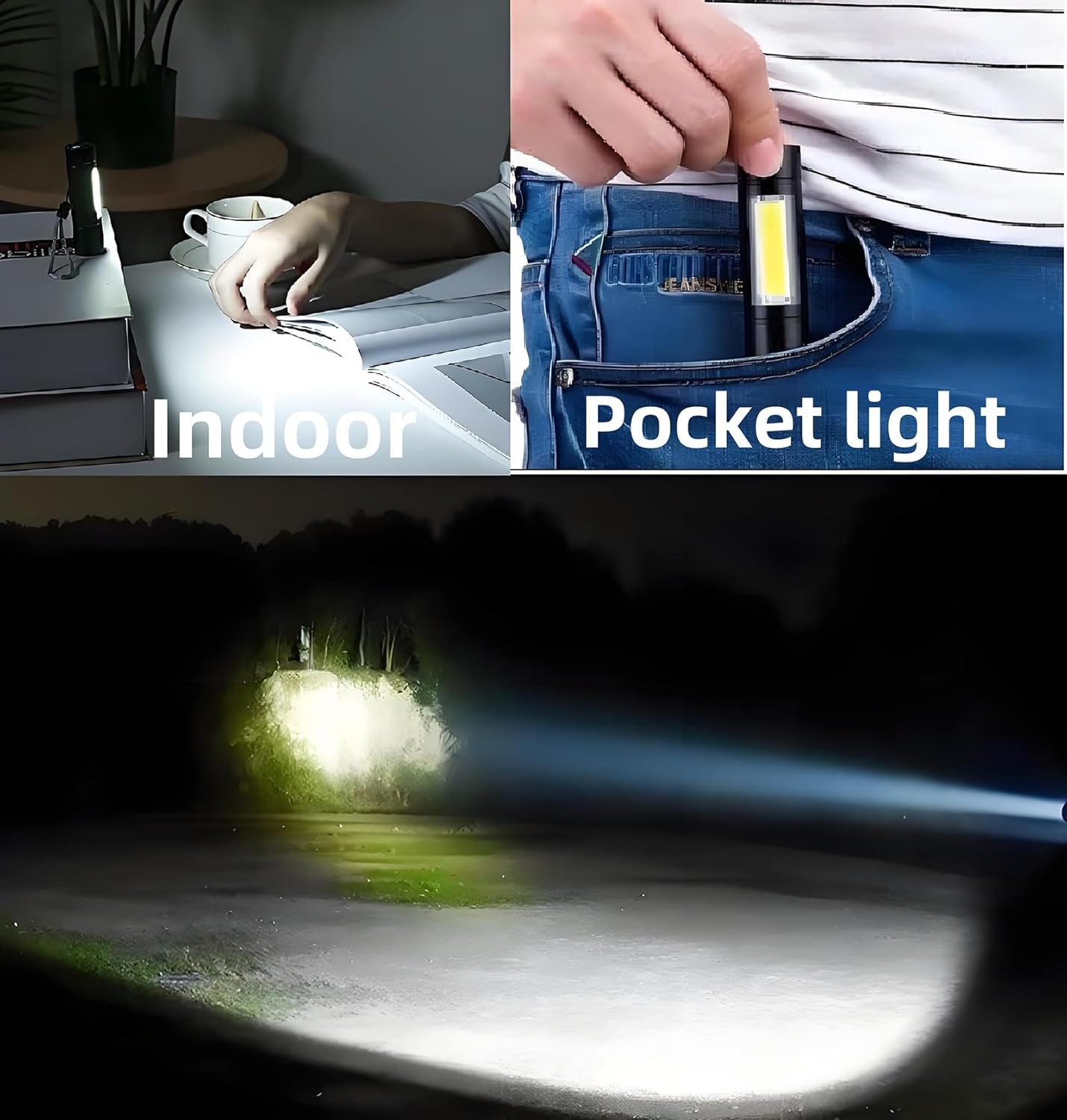 5Pack Mini Small Pocket LED Flashlight，USB Rechargeable High Lumens Bright Powerful EDC Flash Lights，Aluminum Handheld Flashlight for Home, Emergency, Camping, Dog Walking, Bulk Gifts for Kids