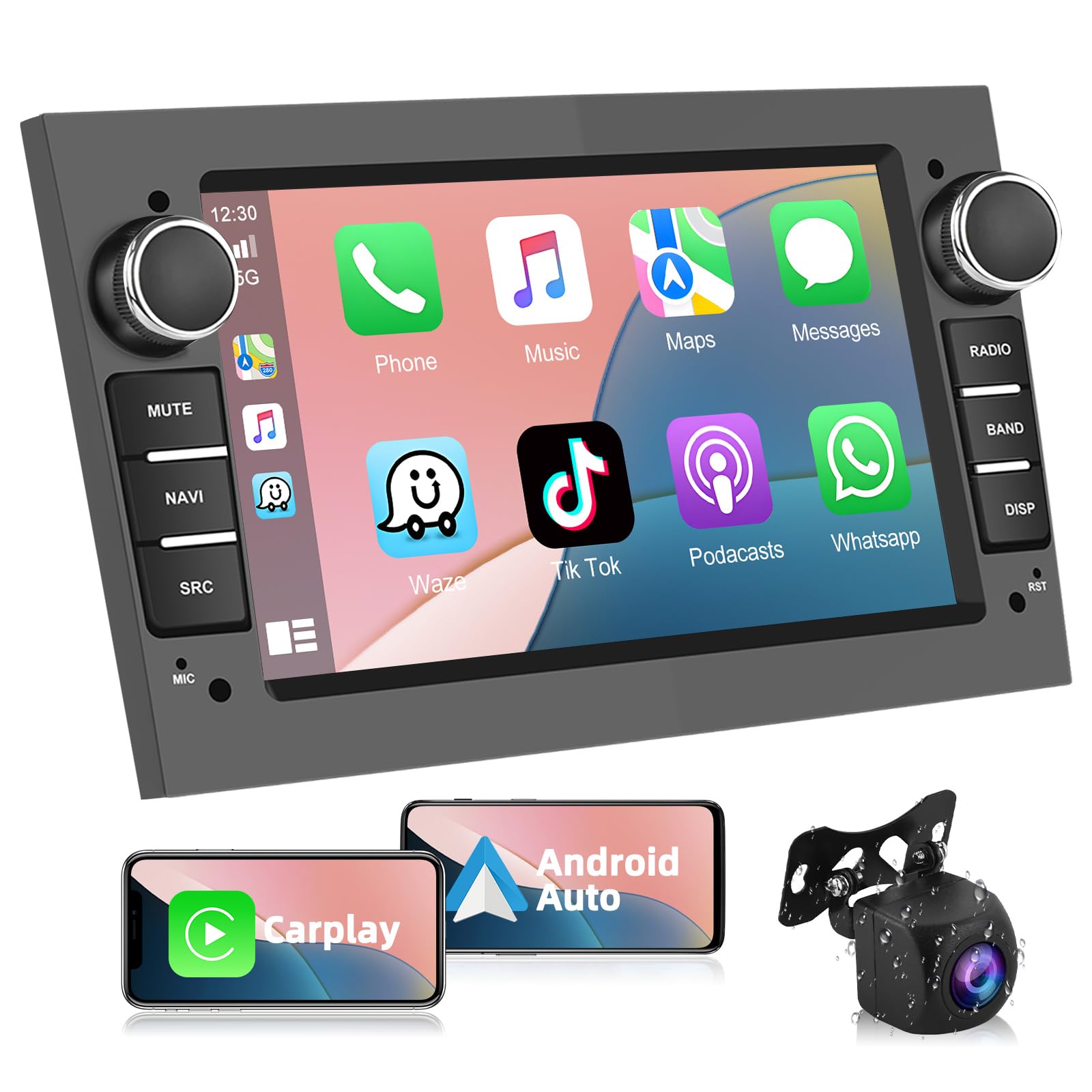 Autoradio Opel Carplay Android Auto 2 64G écran tactile GPS Bluetooth - 8