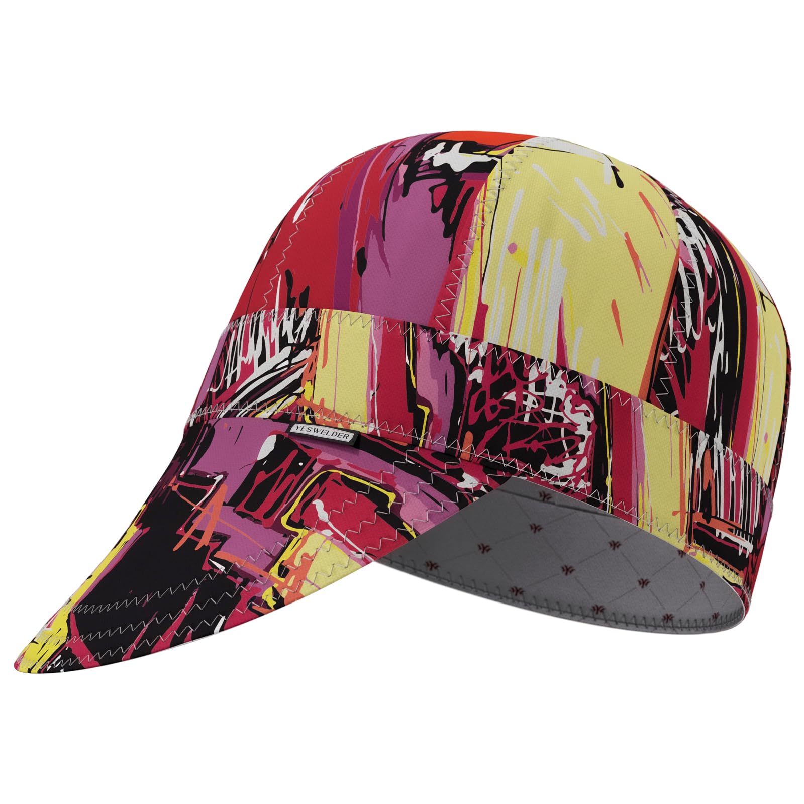YESWELDER Welding Cap, Neon Style 7-3/8", Heat-Resistant Reversible Durable Protective Welders Cap