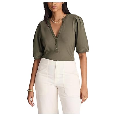 Madewell Mixy V Neck Puff T Shirts Women