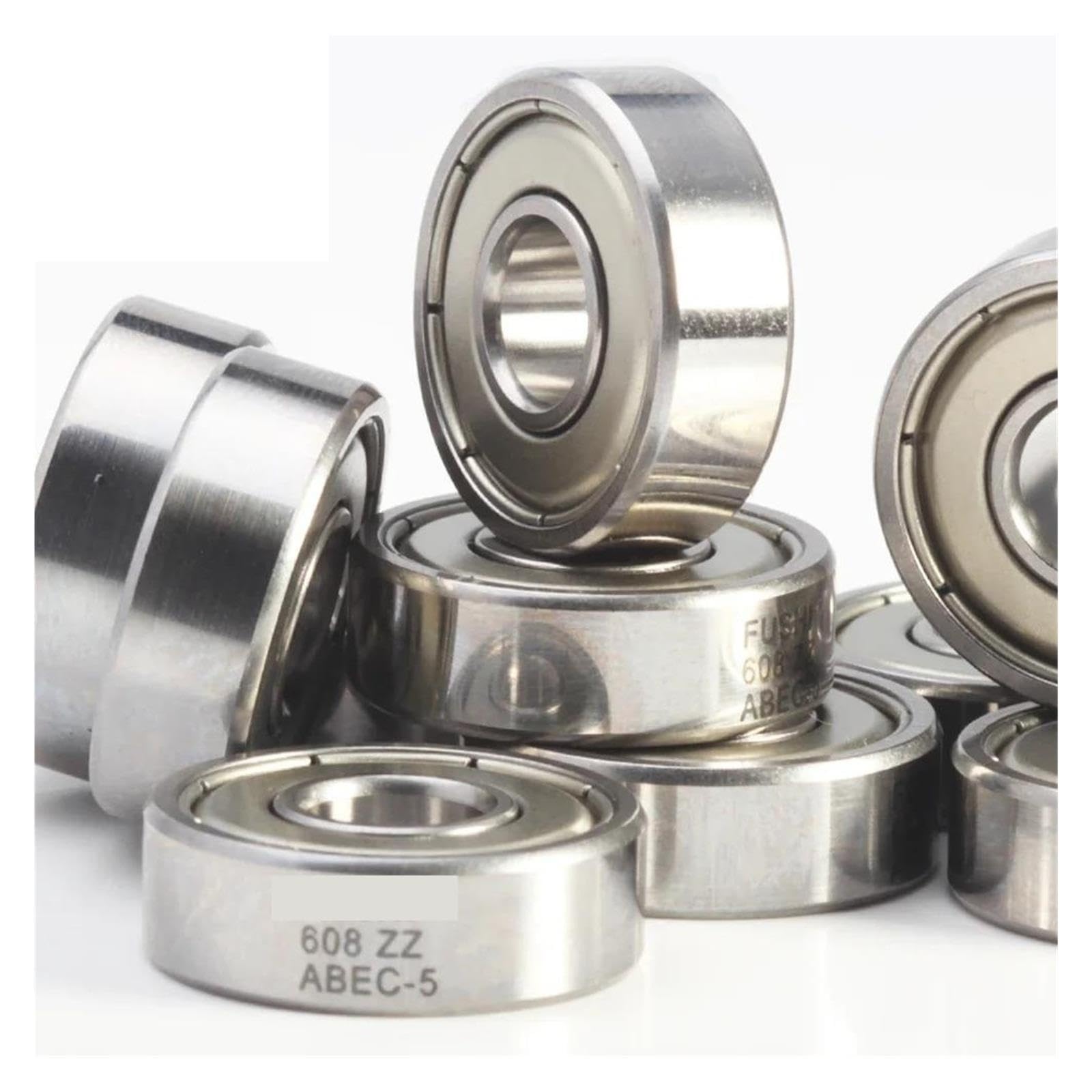 Roulements 608ZZ 10 pièces 8x22x7mm ABEC-5
