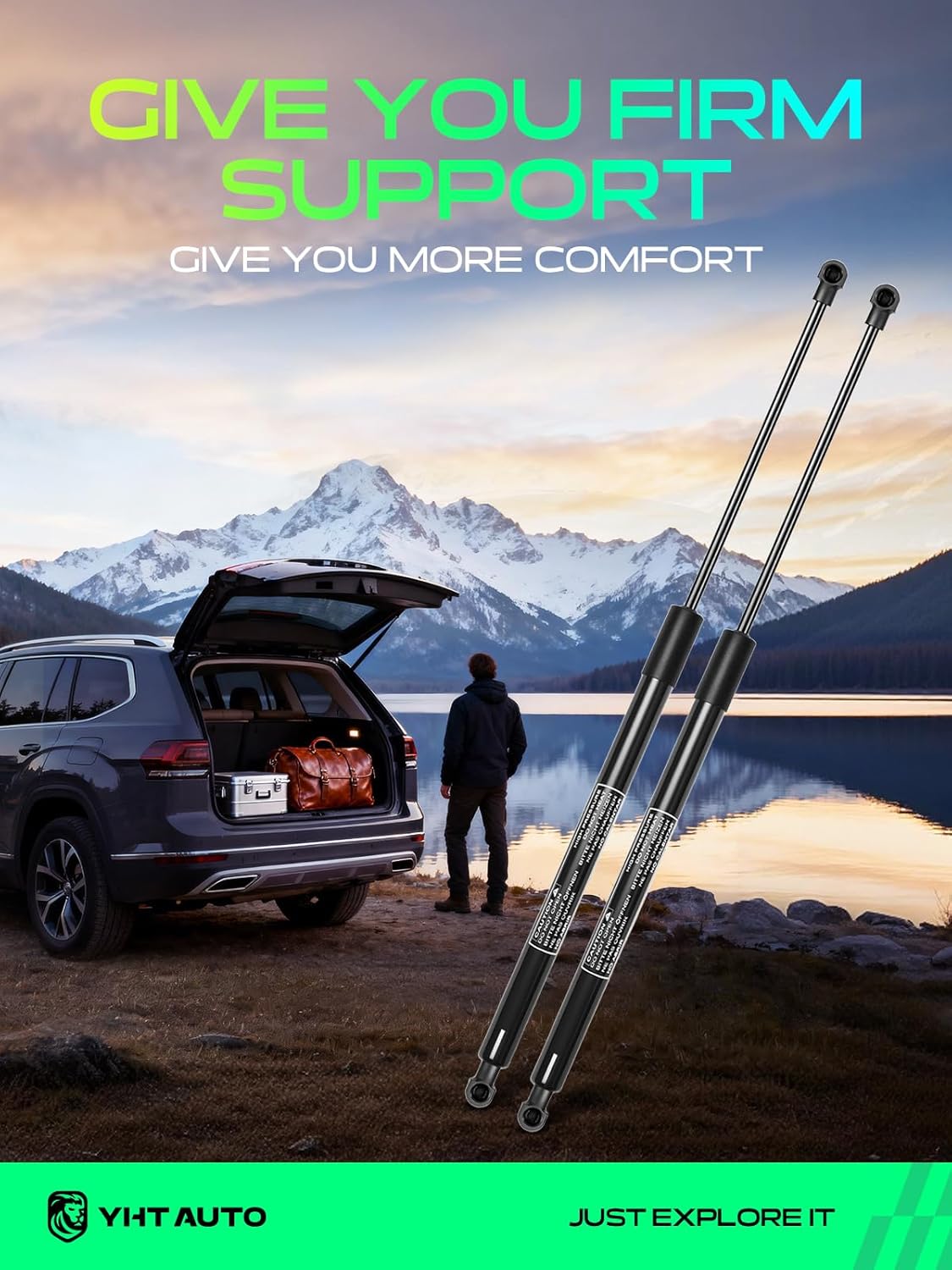 Set of 2 Rear Tailgate Lift Support Struts Gas Springs Shock for BMW E93 328i 335i 335is M3 2007-2013 Convertible