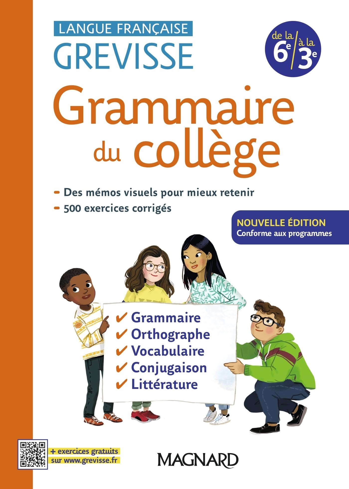 Grevisse du collège: Langue française - 6e à la 3e