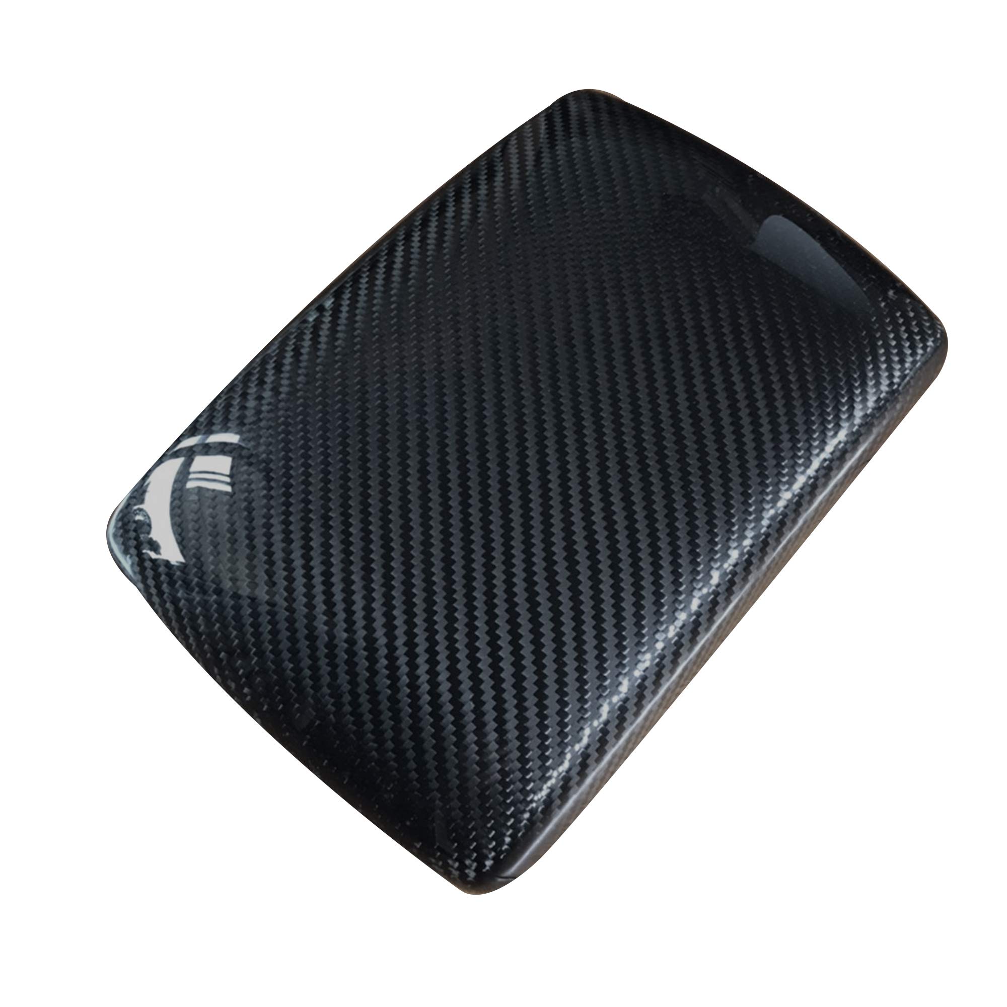 Center Console Armrest Storage Cover Panel for SUBARU WRX 2015 - 2020 I Dry Carbon Fiber I Lightweight Strong UV-Resistant Clear Coating Perfect for an Aggressive Updated Look