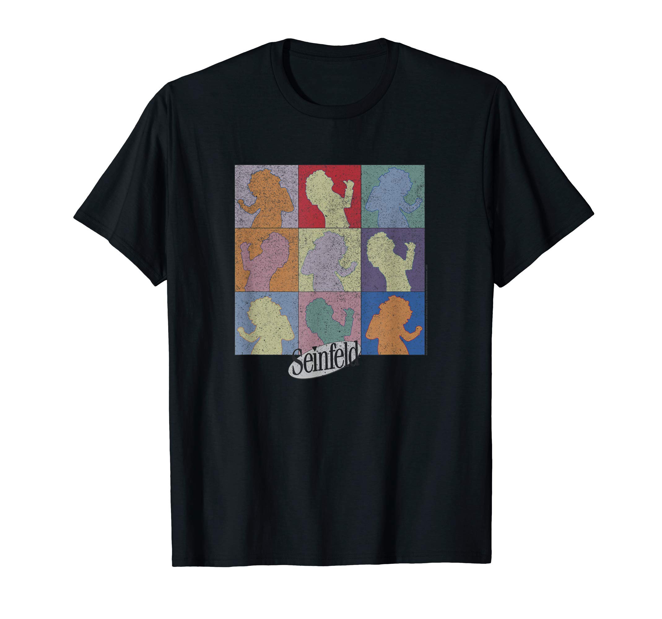 SeinfeldElaine Dancing Colored Silhouette Box Up T-ShirtOEKO-TEX STANDARD 100