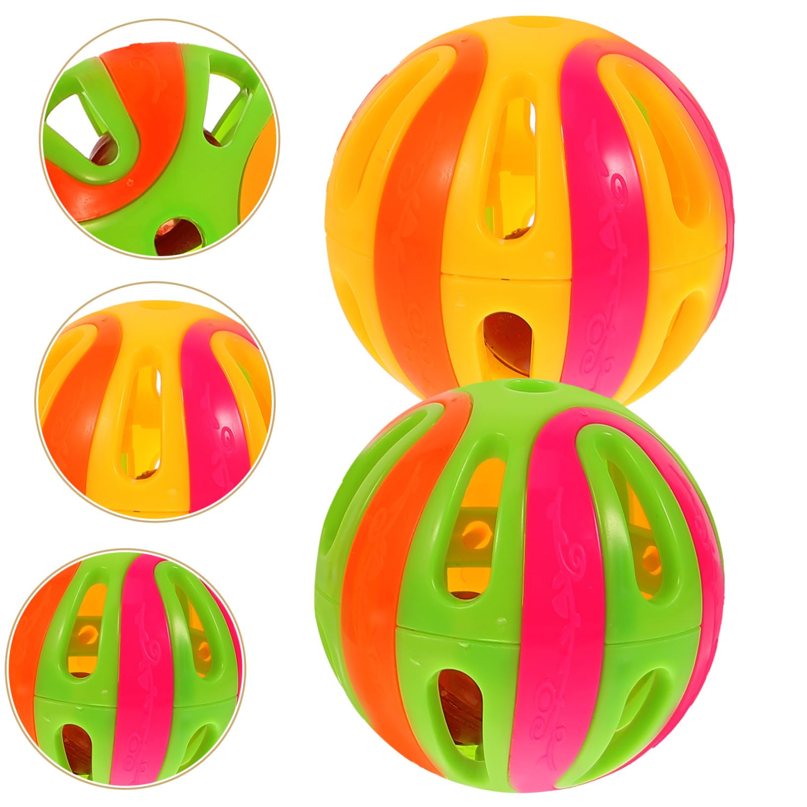 minkissy 30 katzenspielzeug Interactive cat Toy Katzen zubehör klocke katzenkugel Ball für Katzen knete zubehör Spielzeug für Haustiere Katzenglocke Ballspielzeug Kürbis Katzenball