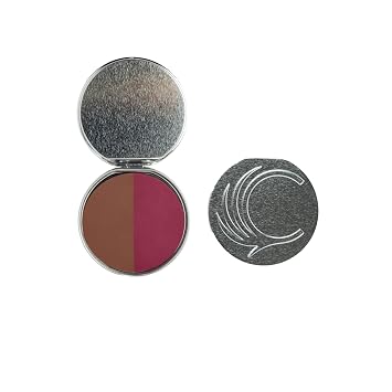 Cheekbone Balance Deep Blush/Bronzer, Talc-Free Multi-Use Compact with a Soft-Matte Finish, Buildable, Skin-Loving Formula with Organic Jojoba Oil, Eco-Conscious, Vegan & Cruelty-Free, 0.38 oz.