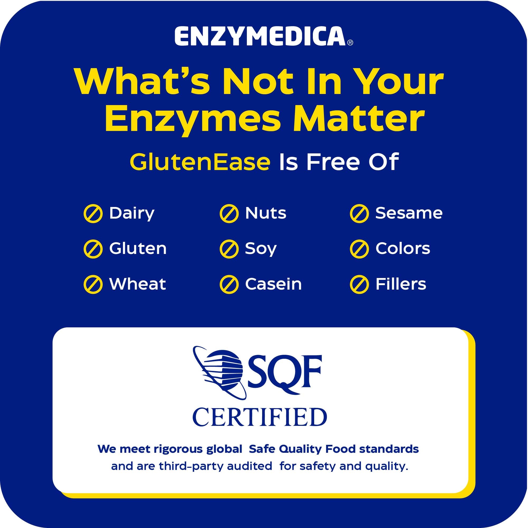 Enzymedica GlutenEase, Helps Gas & Bloating - 60 Capsules — Amazon image 7