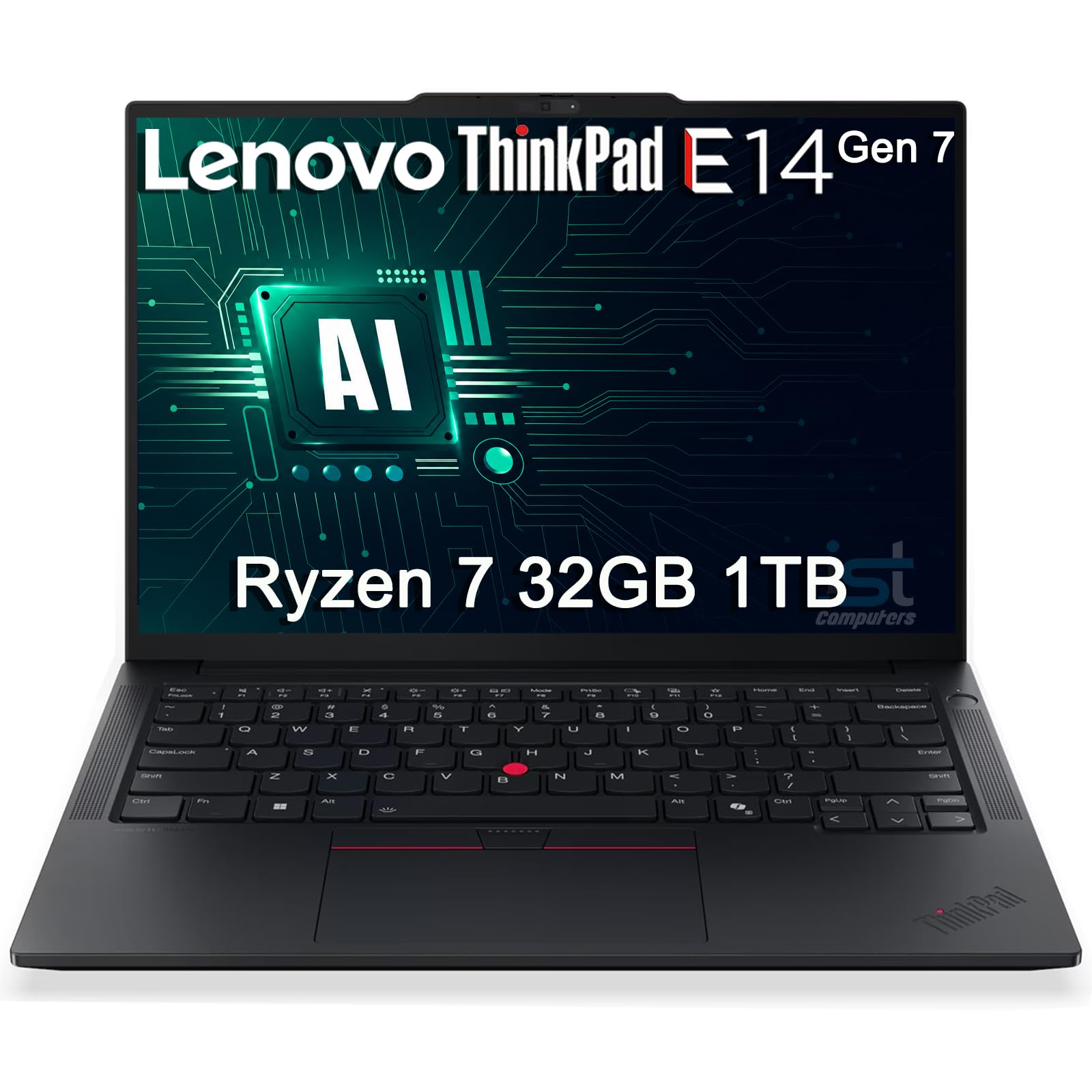 Amazon.com: Lenovo ThinkPad E14 Gen 7 Laptop, AMD Ryzen 7 250
