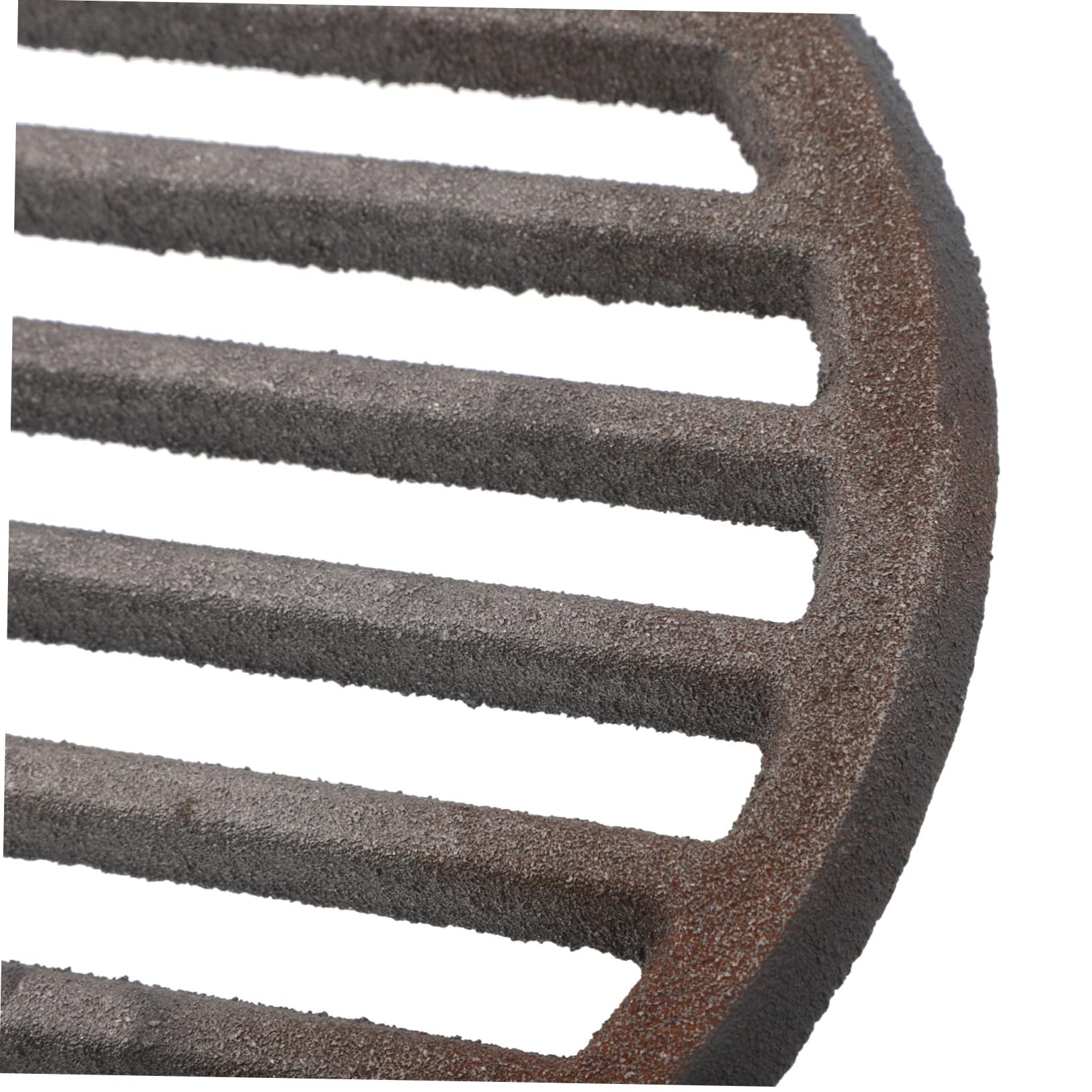 NOLITOY Runder Gusseiserner Lagerfeuer Grillrost für Camping und Bbqs Temperaturbeständig Einfache Reinigung Outdoor Design Grillzubehör