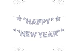 Pre-Strung 2025 Happy New Year Banner