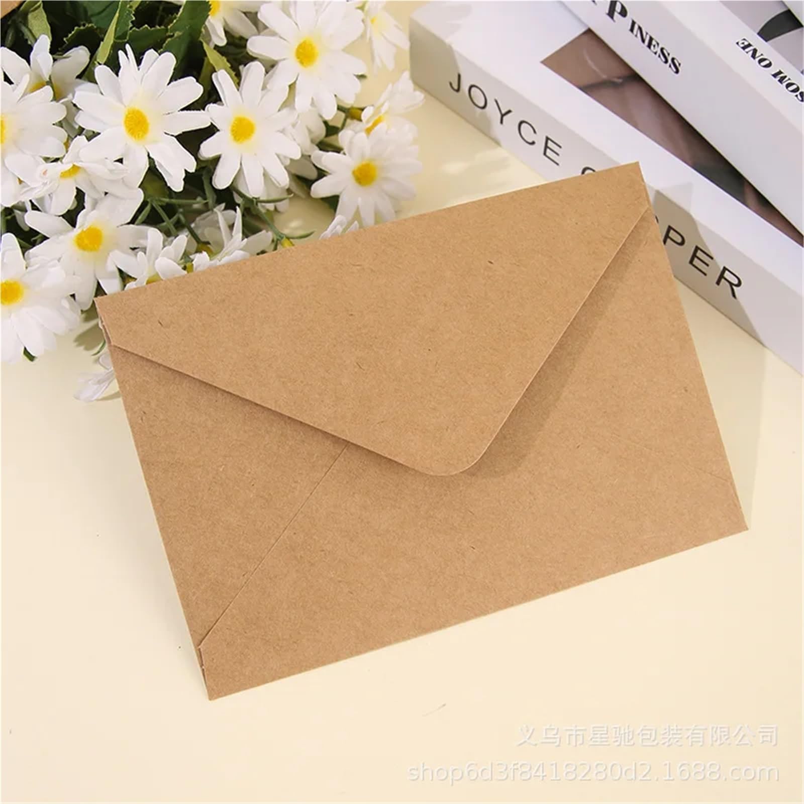 Lot de 400 mini enveloppes kraft pour invitations de mariage, cartes de Noël, cartes postales