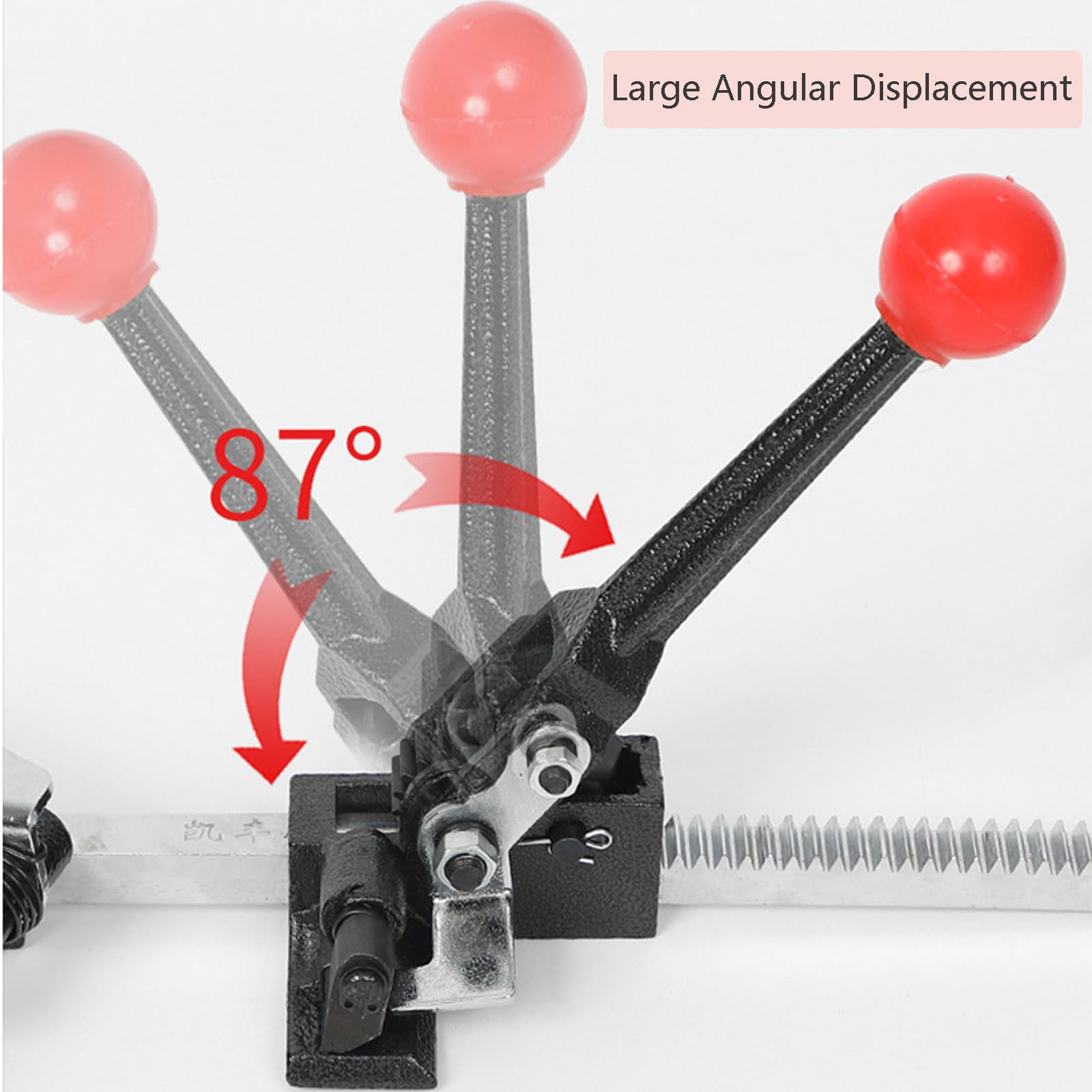 Macchina imballatrice manuale per balle, kit di strumenti per reggiatura per imballaggio di pallet in polipropilene 2 in 1, pinze tenditore per reggette, set di strumenti per sigillanti per reggette