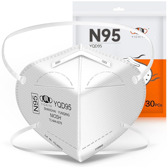 Buy N95 Mask NIOSH Approved 30Pack, Particulate Respirator N95 Face