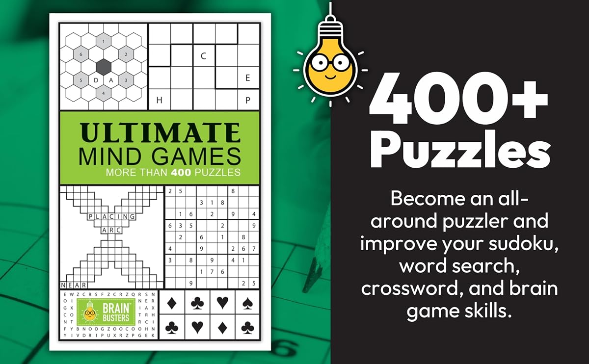 Ultimate Mind Games: With Over 400 Puzzles (Brain Busters) image 1