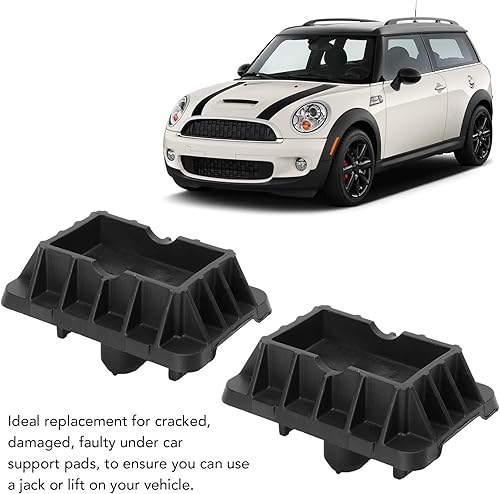 Miniatura 3 de 51717169981, ABS de goma debajo del coche Jack Pad Negro Car Lift Jack Plug para automóviles