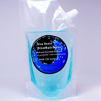 Blue Boost DinoNutrients - مغذيات PyroDino المحسنة لزراعة العوالق النباتية المتوهجة ( PyroDinos )