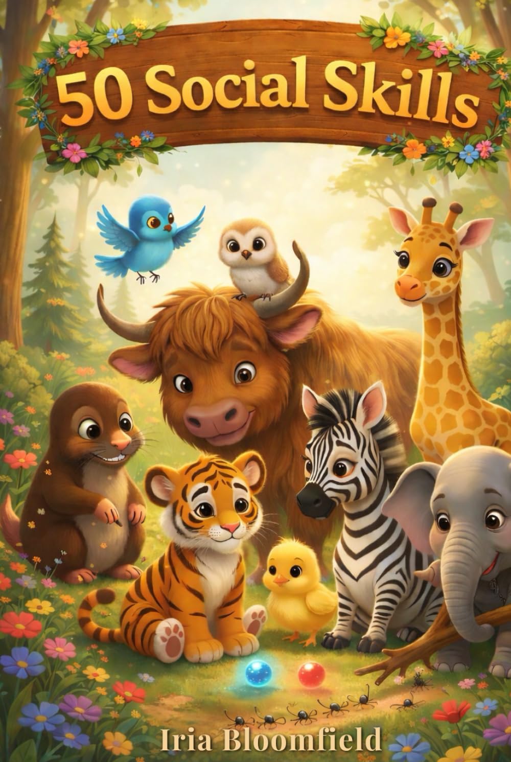 50 Social Skills – Full Color Edition: Gentle Animal Stories to Help Children Build Kindness, Empathy, Confidence, and Positive Social Behavior (Gentle Stories for Growing Hearts)