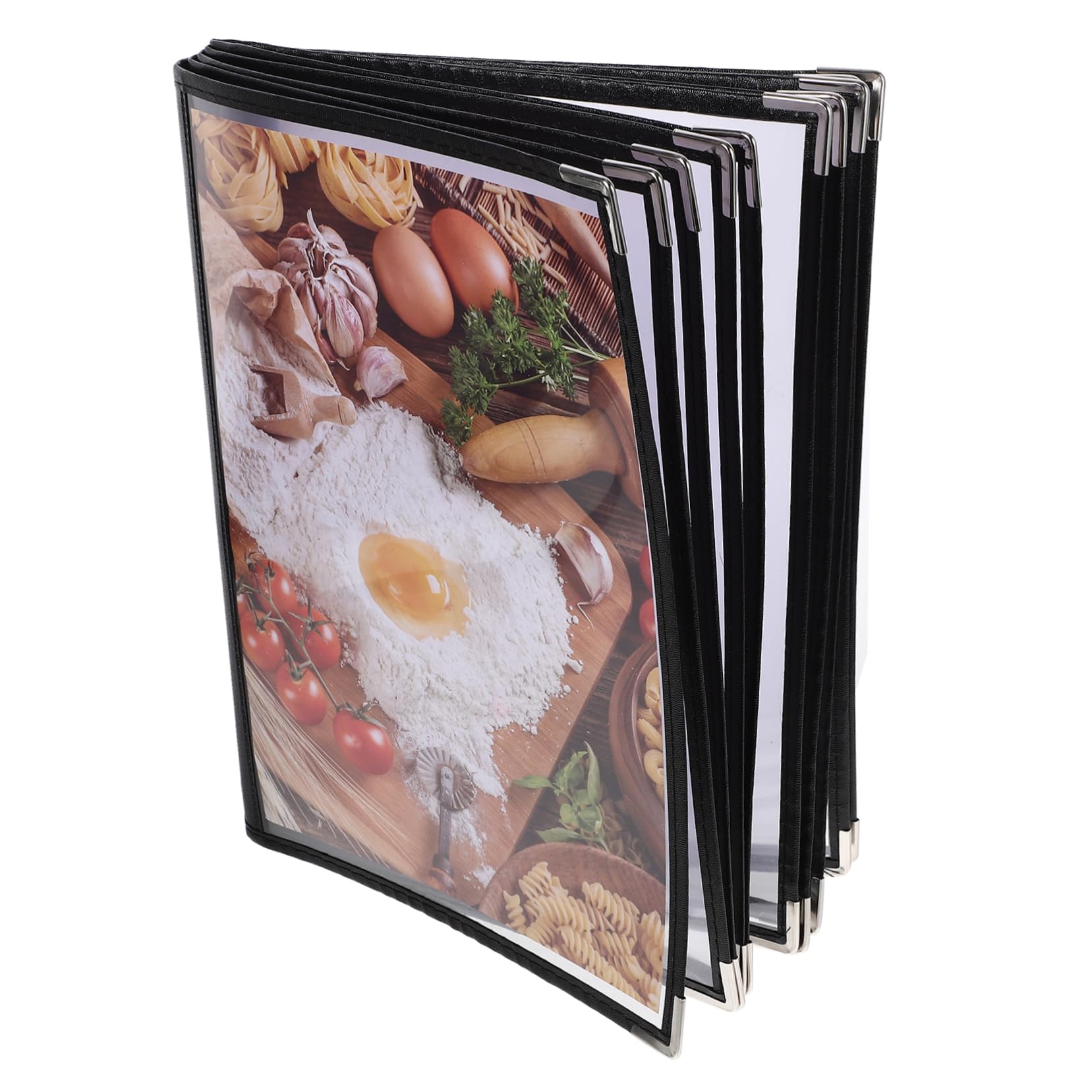 Alipis Libro De Menús Pvc Transparente Carpeta De Menús Práctica Cubierta
