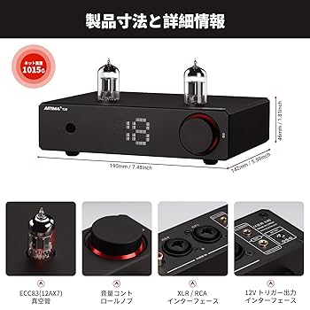 Amazon.co.jp: AIYIMA T20 Full Balance Hi-Fi Tube