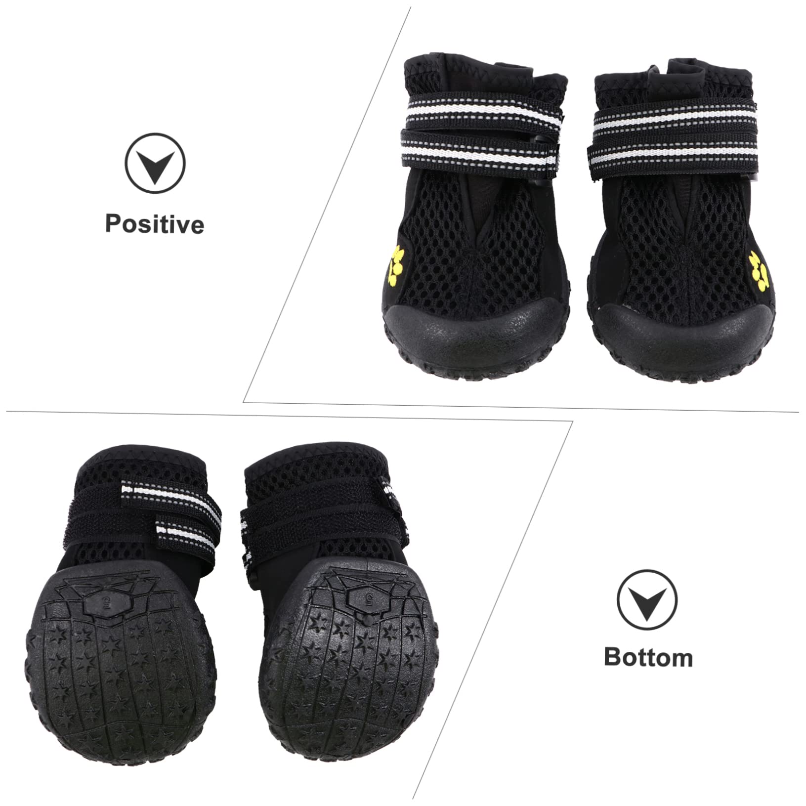 minkissy 1 Set scarpe per cani da trekking per animali domestici antiscivolo per cani scarpe da alpinismo per animali domestici stivaletti per cani protezione zampa gatto regali all'aperto cane scarpe