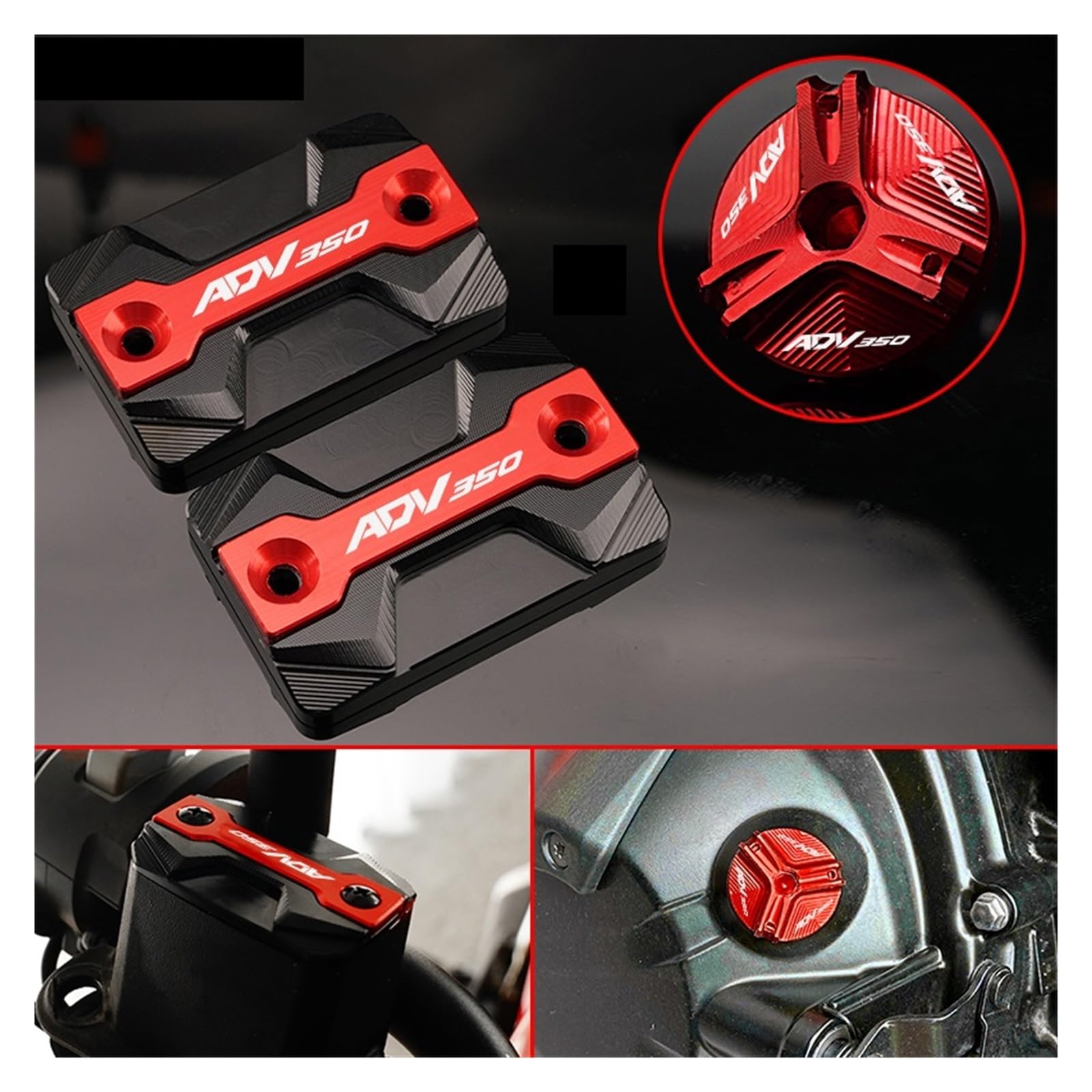 Tappo Serbatoio Liquido Freni In Alluminio Per Honda ADV350 2021-2024 - CXEPI, Colori Diversi - Foto 6