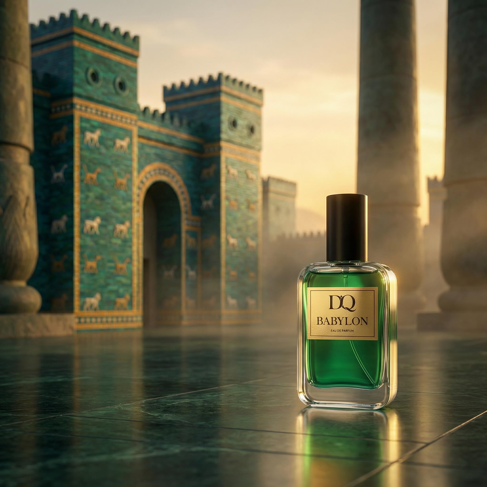 D’QAR BABYLON | Eau de Parfum Unisex 50 ml – Fruchtig-zitrischer Duft mit Orange, Bergamotte, Zitrone, Vanille, Moschus und Amber